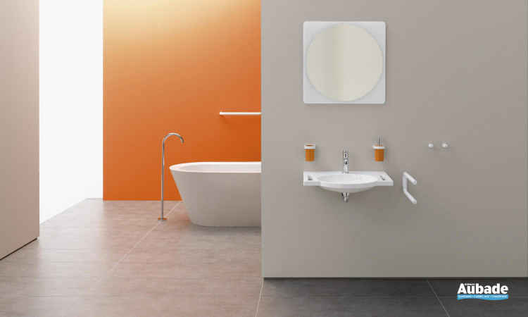 Lavabo en résine synthétique PMR de Hewi