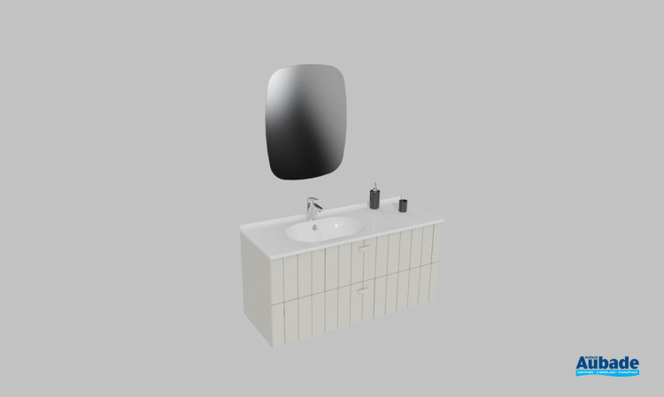 Meuble de salle de bains Dune d'Ambiance Bain, largeur 120 cm, coloris cashmere