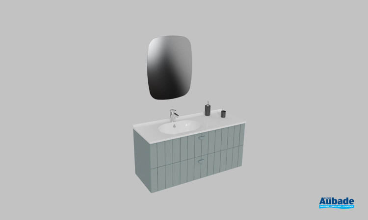 Meuble de salle de bains Dune d'Ambiance Bain, largeur 120 cm, coloris fjord