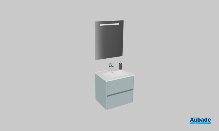 Meuble de salle de bains Elyps 2 d'Ambiance Bain, largeur 60 cm, coloris fjord