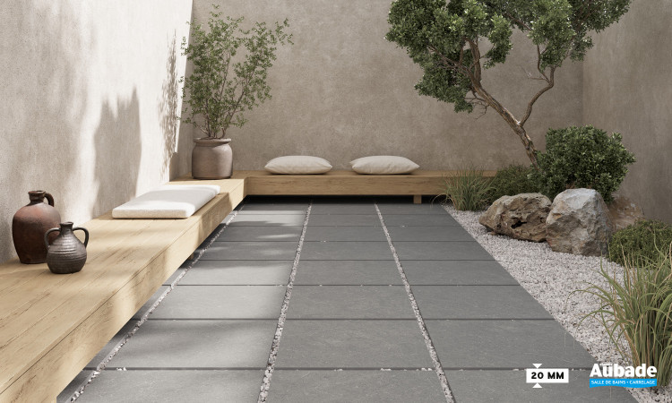 Collection Bergstein par Argenta Ceramica en coloris Grey 20 mm
