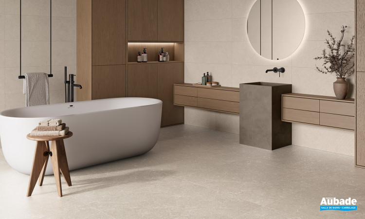 Collection Bergstein par Argenta Ceramica en coloris Ivory et décor Filo Ivory