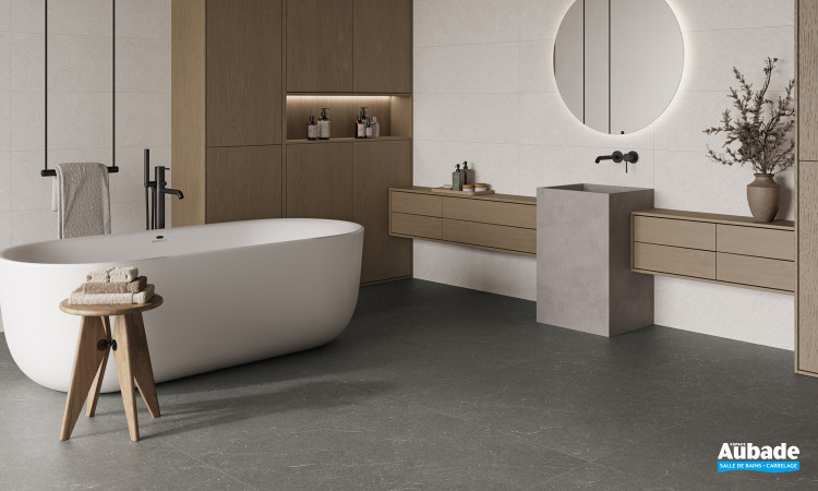 Collection Bergstein par Argenta Ceramica en coloris Light et Dark et décor Filo Light