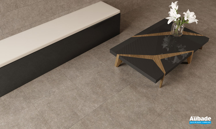 Collection Light Stone par Argenta Ceramica en coloris Taupe