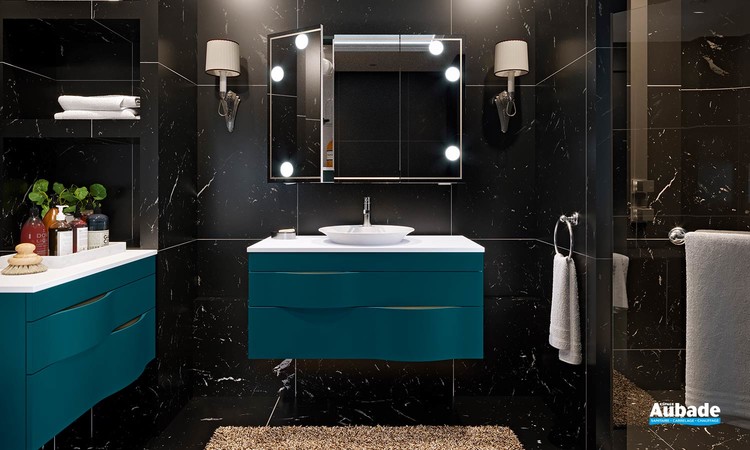 Armoire de toilettes à leds intégrés Tyffany par Decotec 1