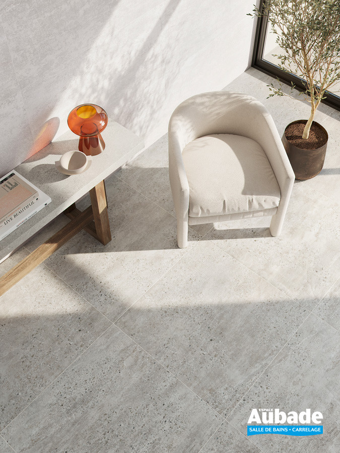 Collection Stonecrete par Azteca en coloris Street White