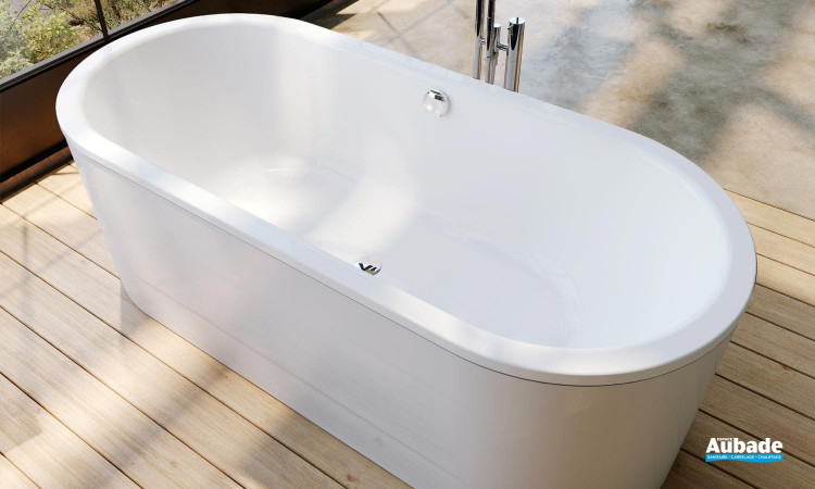 Baignoire îlot ovale pour des bains en duo Classic Duo de Kaldewei 01