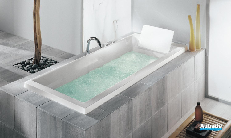 Baignoire bain et douche rectangulaire en acrylique Evok de Jacob Delafon 02