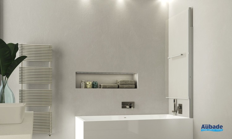 Pare-baignoire Lobby relevé de la marque Atelier du Bain
