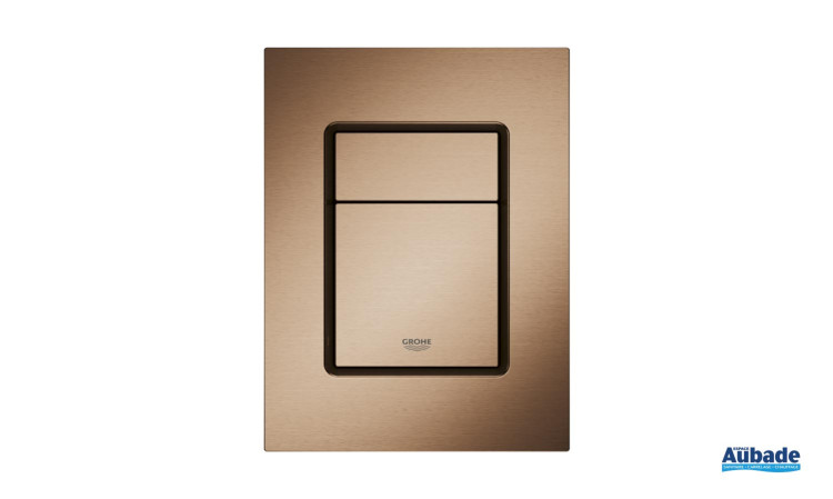 Plaque de commande Skate Cosmopolitan Warm Sunset finition brossée de Grohe 