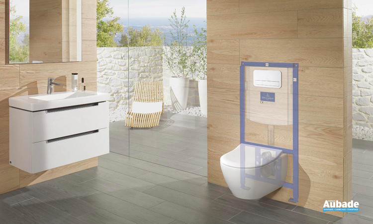 Villeroy & Boch O.novo Compact Pack WC avec réservoir encastrable