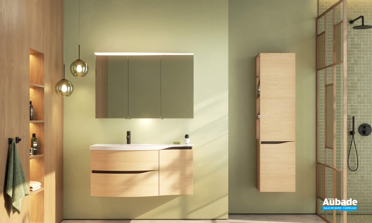 Meuble Sinea 3.0 de Burgbad coloris Chêne décor cachemire