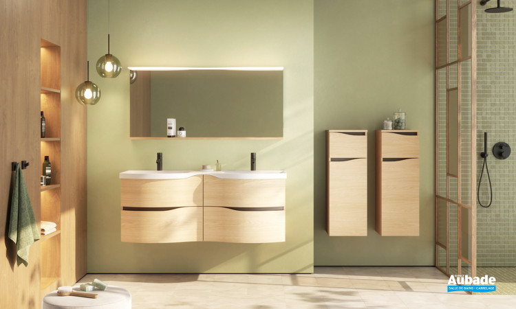 Meuble Sinea 3.0 de Burgbad coloris Chêne décor cachemire