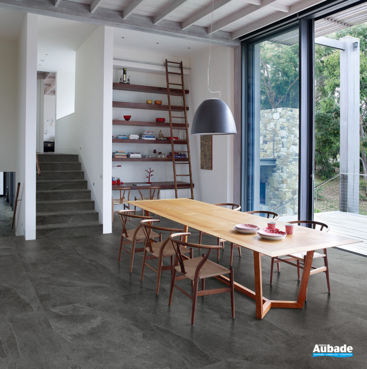 Carrelage Bruxelles Sélection Aubade Slate Black