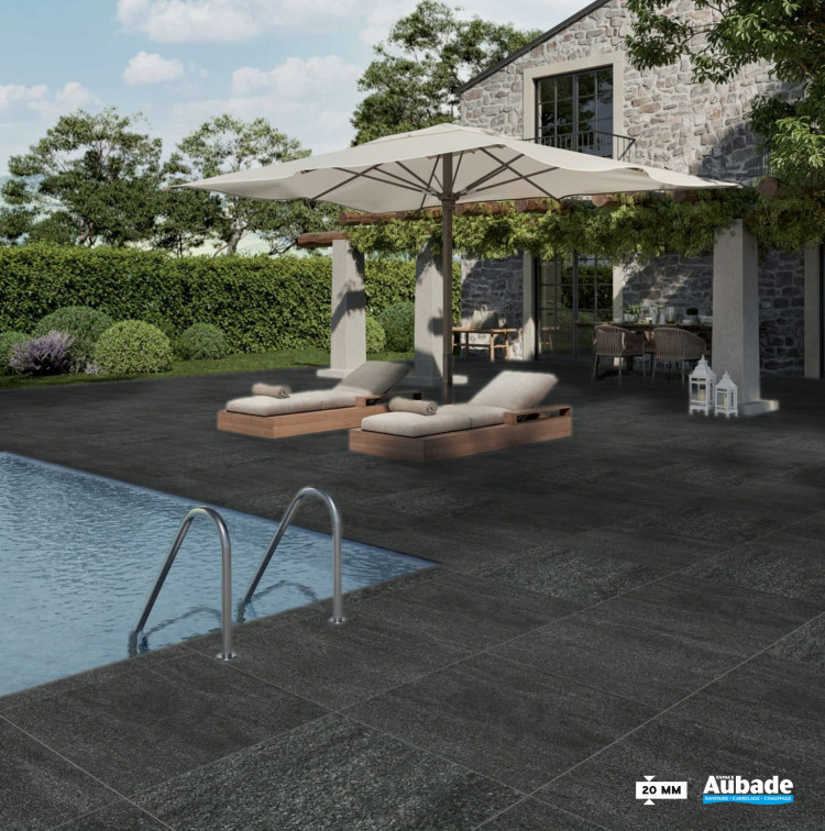 Carrelage Quarzit Lasselsberger Noir