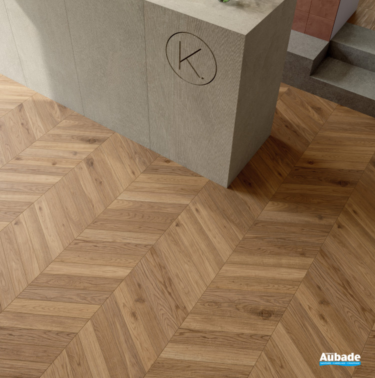 Carrelage Sélection Aubade Versailles Chevron Dorato