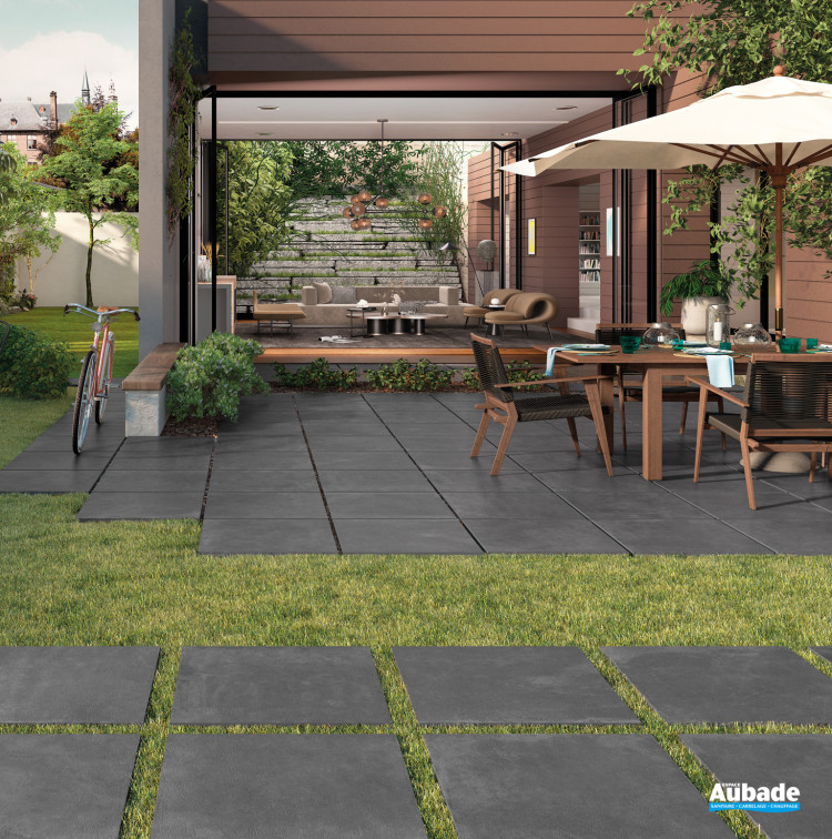 Carrelage Montana Pavigrés Anthracite