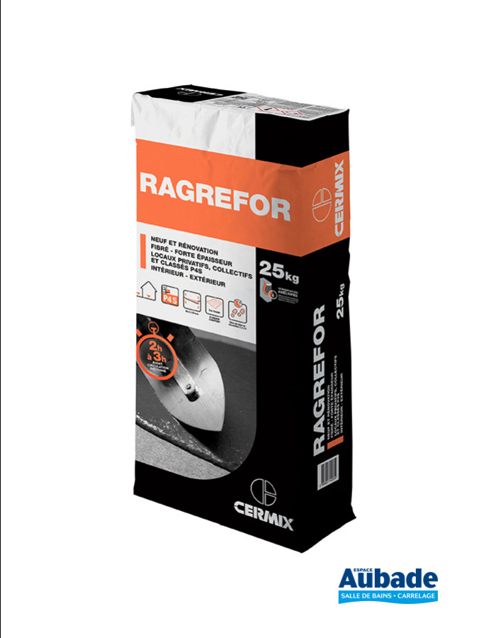 Ragréage fibré Ragrefor de Cermix