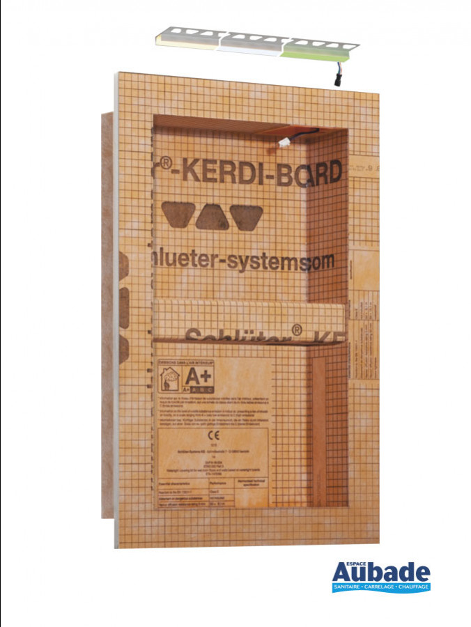 Carrelage mise en oeuvre  Schluter Kerdi Board NLT de Schluter systems