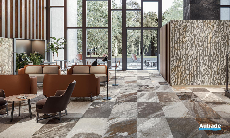 Collection Evoluta par Ceramiche Piemme en coloris Cosmopolitan et décor Forest