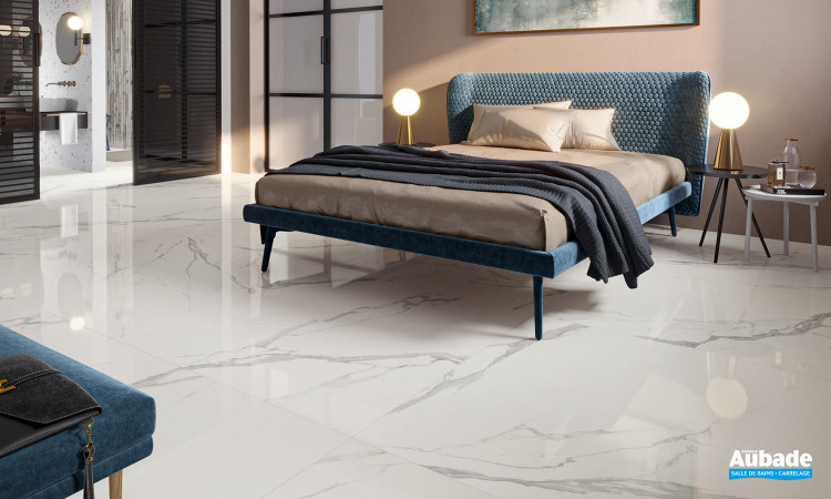 Collection Majestic Pure Selection par Ceramiche Piemme en coloris Superb Statuario