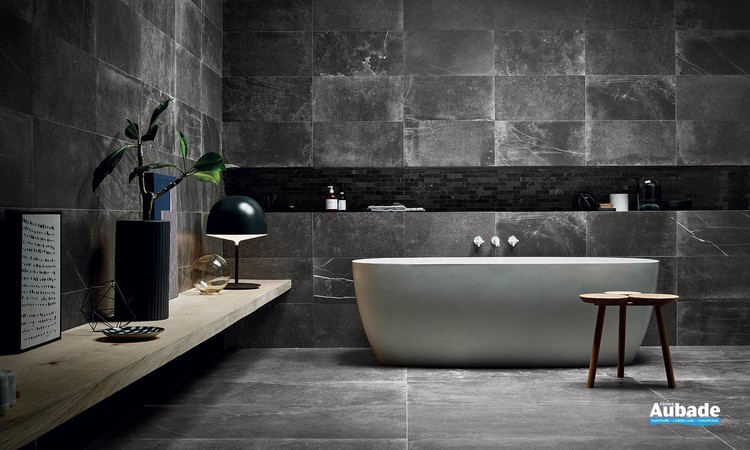 Collection Uniquestone par Ceramiche Piemme en coloris Nite