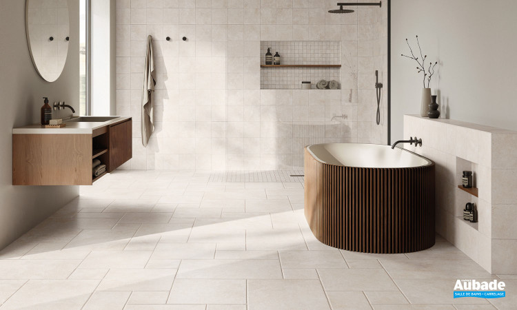 Collection Jerusalem Stone par Cerdomus en coloris Avorio