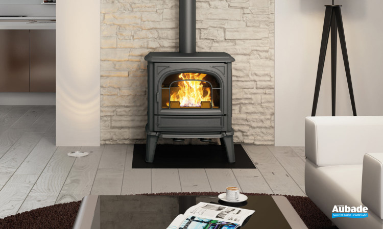 chauffage poele a bois tradition gris de artense