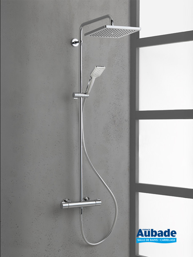 Colonne de douche thermostatique complète Theta Cube de Cristina Ondyna