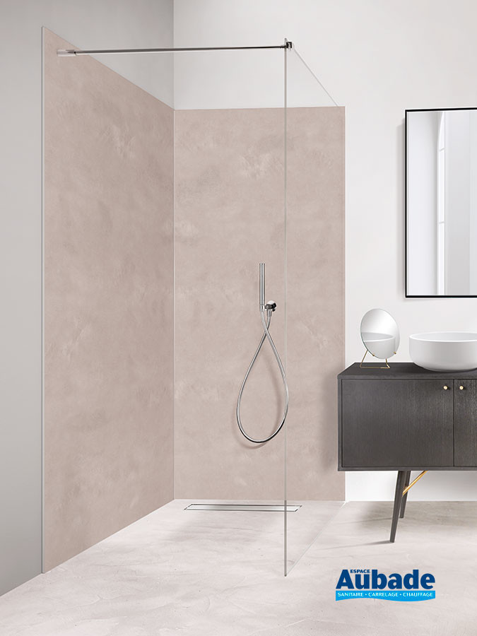 Panneaux muraux Décodouche de Lazer, finition Béton grégio