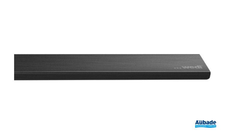 Barrette de finition Metallic Black de Wedi