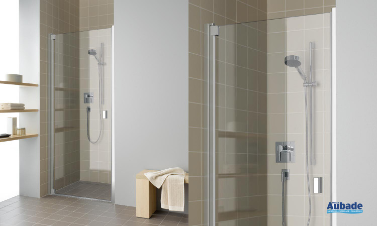 Paroi de douche avec porte pivotante intégrale Rothalux RAYA - RA 1WR/L