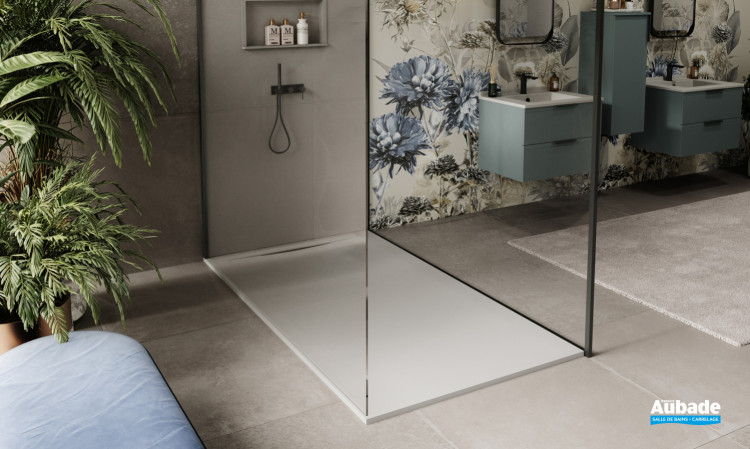 douche receveur como ice grey de ambiance bain