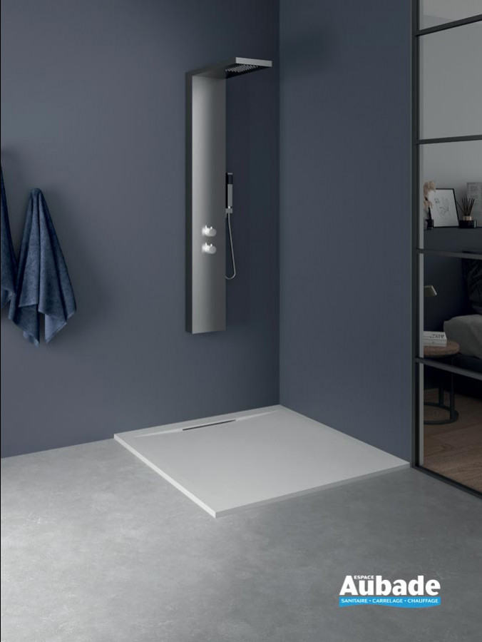 Receveur de douche Kineline 90 x 90 cm blanc de Kinedo