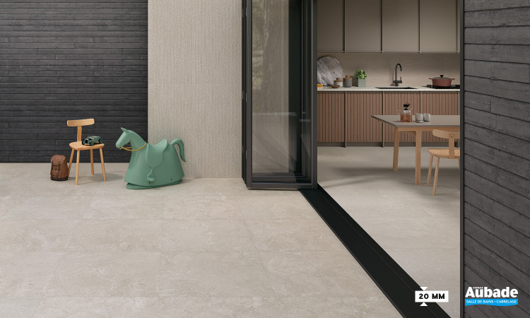 Collection Mapierre par Emil Ceramica en coloris Gris Ancienne épaisseur 20 mm
