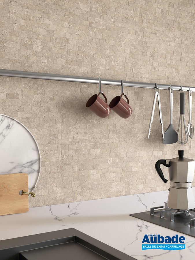 Collection Mapierre par Emil Ceramica en Mosaïque Petit Mur Naturel