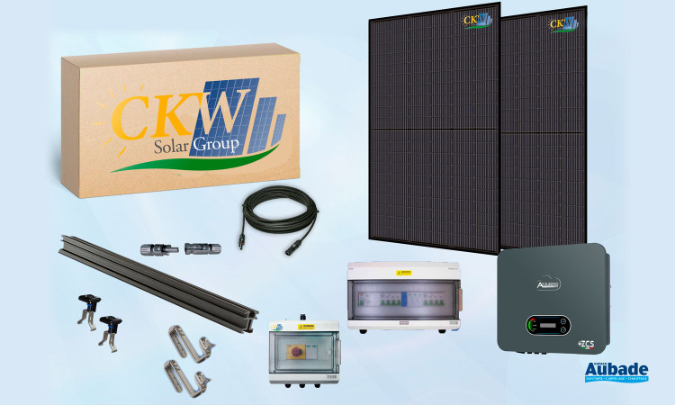 Kit toit tuiles 9kW onduleur