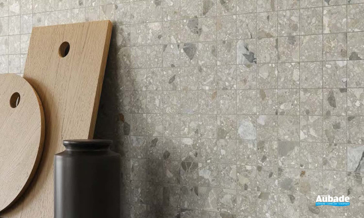 Collection Lombarda par Ergon Mosaïque en coloris Cenere Mix