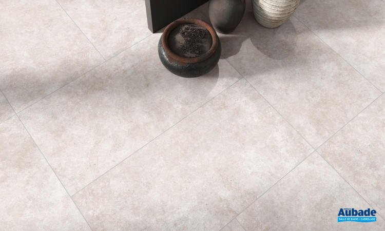 Carrelage Travertino par Ermes Aurelia en coloris Grigio