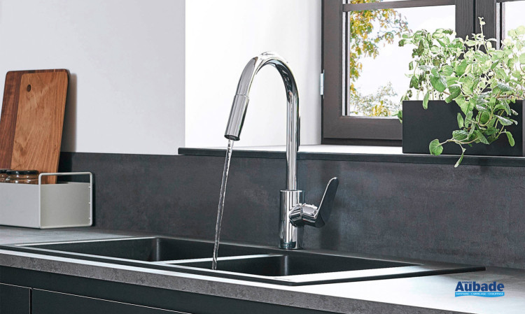 Mitigeur évier Focus M41 avec douchette extractible de Hansgrohe