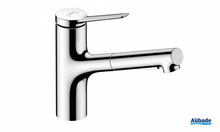 Évier Zesis M33 150 2 jets douchette chrome de Hansgrohe