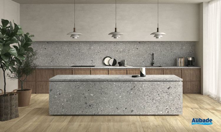 Collection Stone Lab par Fondovalle en coloris Jura White