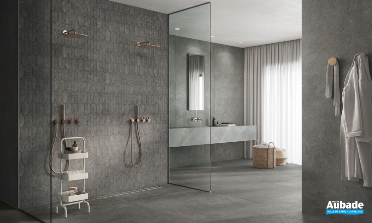 Collection Stone Lab par Fondovalle en coloris Silver Stone