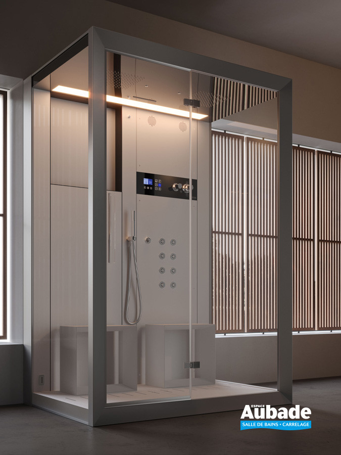 Hammam Frame IN2 par Atelier du Bain en coloris white lifestyle