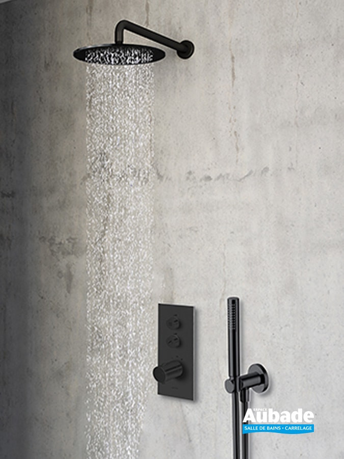 THERMO TWIST-PACK thermostatique douche complet blackmat de Cristina Ondyna