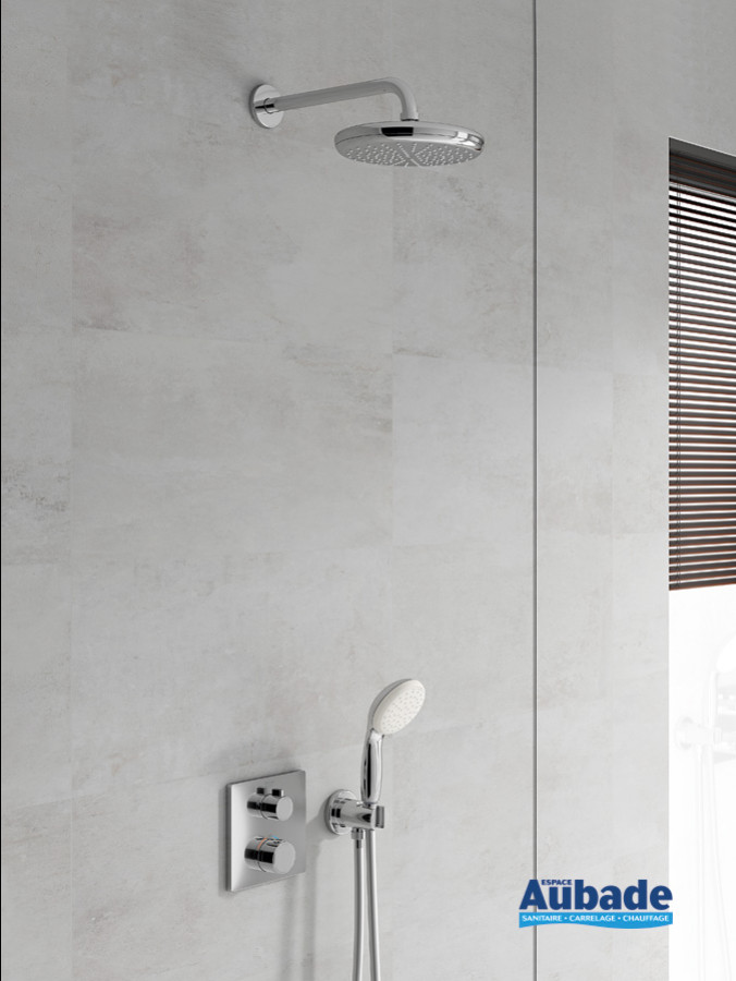 Robinetterie hydrothérapie ensemble de douche encastre avec tempesta 210 de Grohe