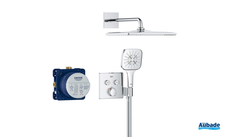 Pack encastré Grohtherm SmartControl Chromé de Grohe