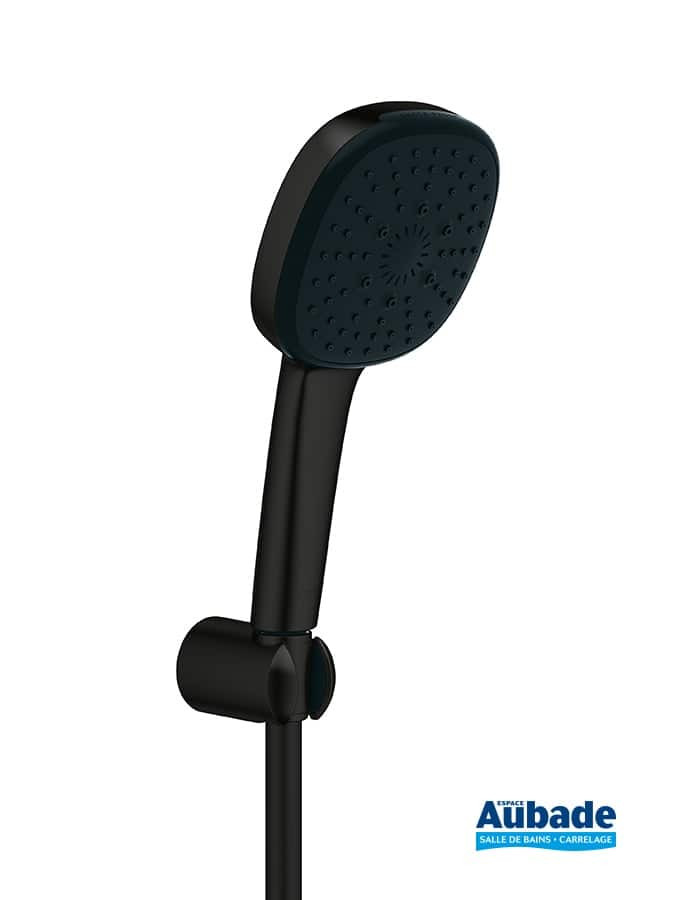 Ensemble de douche 2 jets Tempesta 110 Cube Matt Black avec support mural de Grohe