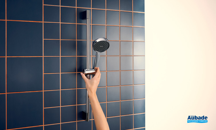Fonction Pushslider de la colonne de douche Activera S de Hansgrohe