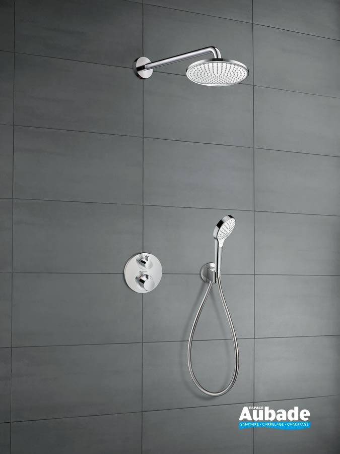 Ensemble de douche encastrée Crometta S 240 / Ecostat S de Hansgrohe